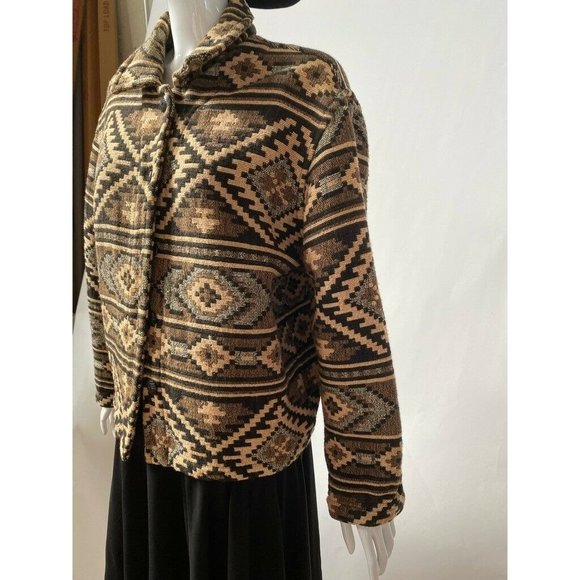 Chicos Design Womens Jacket Coat Multicolor Brown - Picture 7 of 12